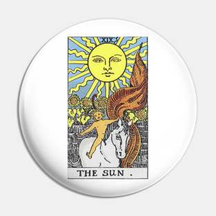 The Sun Tarot Pin