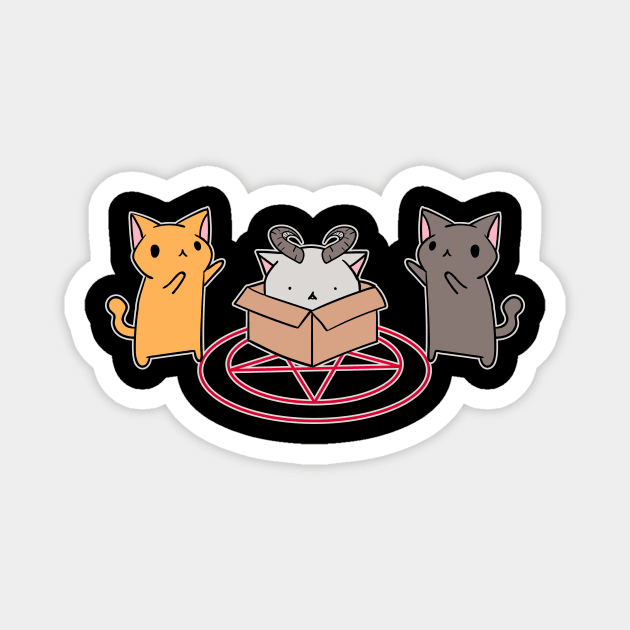 Ritualistic Cats Magnet by RadicalLizard