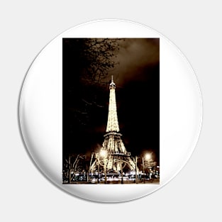 Eiffel Tower at night Pin