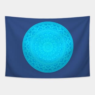 Mandala Aqua Tapestry