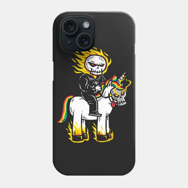 Unicorn Rider Phone Case by krisren28