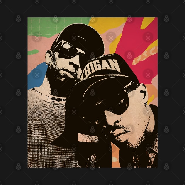 Vintage Poster - Gang Starr Style by Pickle Pickle