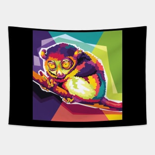 tarsius pop art Tapestry