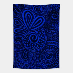 Cobalt Pina Swirls Tapestry