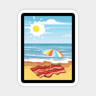 Bacon and Eggs in Beach Magnet