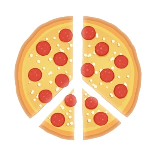 Pizza = peace T-Shirt