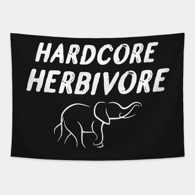 Hardcore Herbivore Tapestry by TEEPHILIC