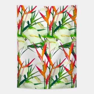 Tropical  Flowers Tapestry