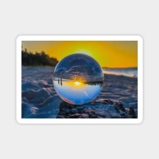 Crystal Ball at McCrae Beach, Victoria, Australia. Magnet