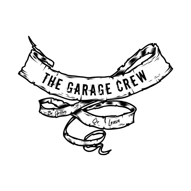 Garage Crew Be Groovy Black Ribbon by AMizilla