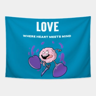 LOVE: Where Heart Meets Mind Tapestry