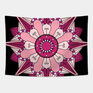 Pink Pastel Mandala Tapestry