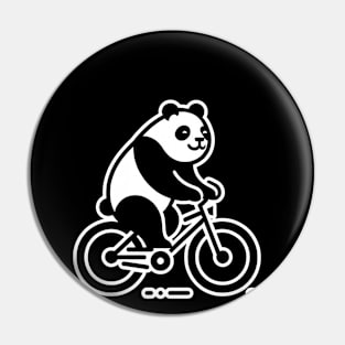 Bike Like A Panda Pin