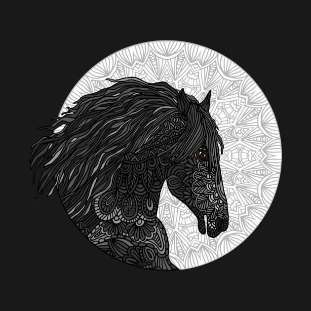 Black Horse by ArtLovePassion