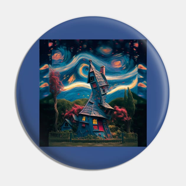 Starry Night Over The Burrow Pin by Grassroots Green