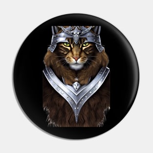 Viking Cat Pin