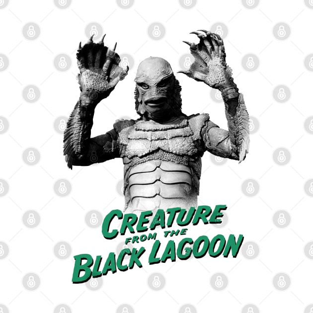 Creature from the Black lagoon Gill-man w/text by KERZILLA