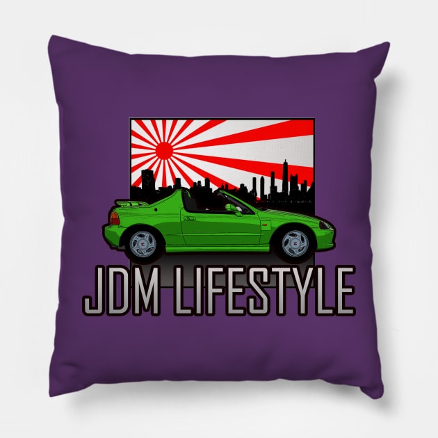 Honda CRX Del Sol Pillow by JDMzone