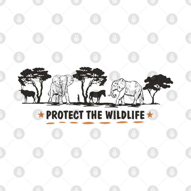 Protect The Wildlife African Animal by FloraLi