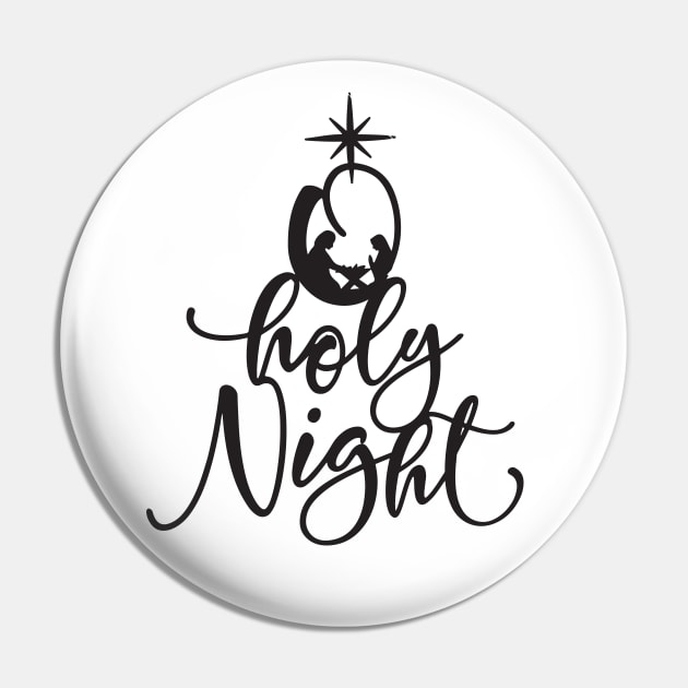 Holy Night Pin by MZeeDesigns