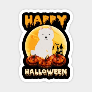 American eskimo Dog Halloween Costume Magnet