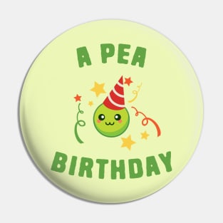 A Pea Birthday Pin