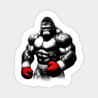 Gorilla boxer Magnet