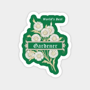 Lispe World's Best Gardener Magnet