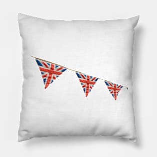 British Flag Bunting Pillow