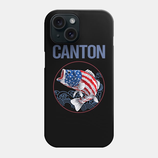 USA Flag Fish Canton Phone Case by rosenbaumquinton52