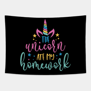 the unicorn ate my homework Tapestry