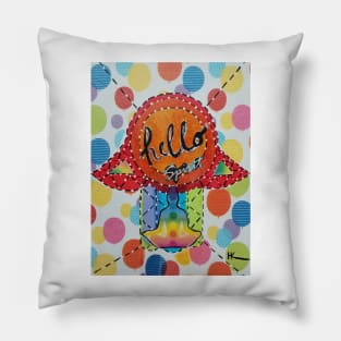 AWAKENING Hamsa by Harriette Knight Pillow