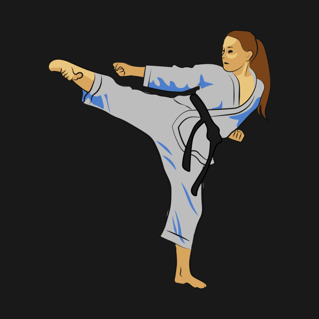 Karate Kick and Interactive Belt by Wesley32