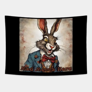 Dark Humor Mad March Hare Tapestry