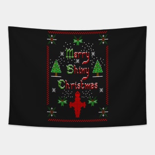 MERRY SHINY CHRISTMAS Tapestry