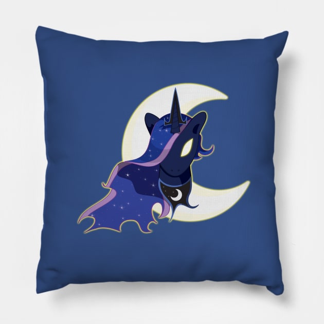 Luna of the Night Pillow by TankiBubblz