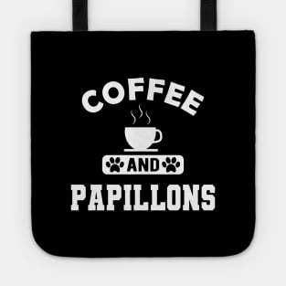 Papillon Dog - Coffee and papillons Tote