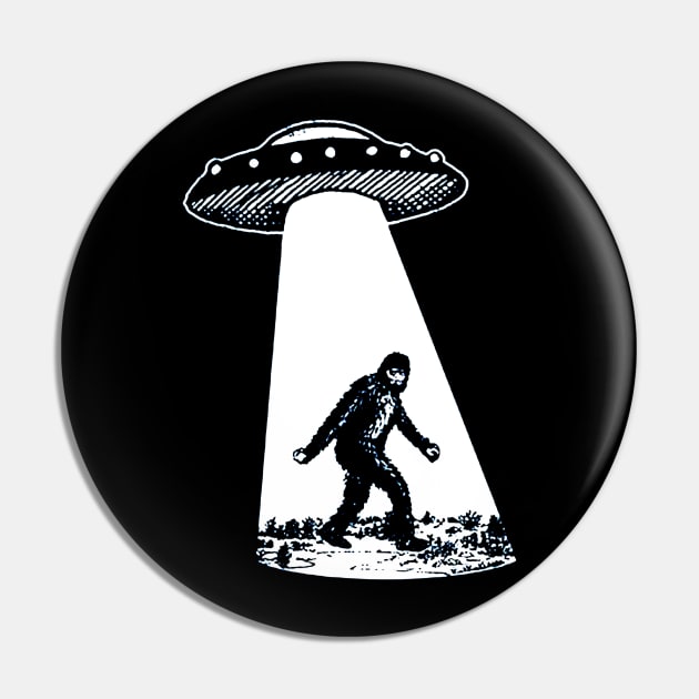 Bigfoot  UFO Pin by bayudesignart45