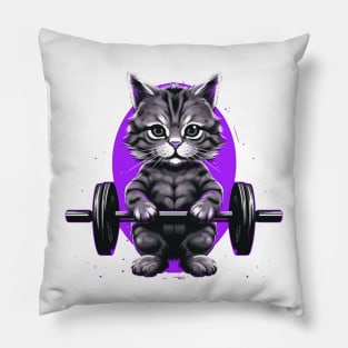 Gym Cat Pillow