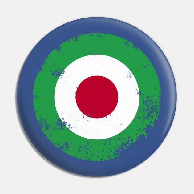 Vintage Italian Mod Target Pin by Confusion101