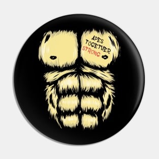 Apes Together Strong Gme Amc Ape Gorilla To the moon Pin