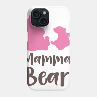 Mama Bear, Bear Cub, Cute Bear, Little Bear, Heart Phone Case