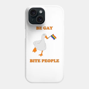 Be gay, Bite People Phone Case