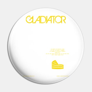 Gladiator Pin