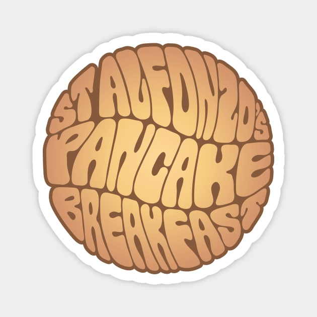 St. Alfonzo's Pancake Breakfast Magnet by Guissepi