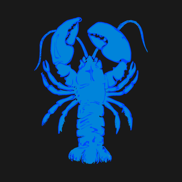 Electric Blue Lobster by saitken