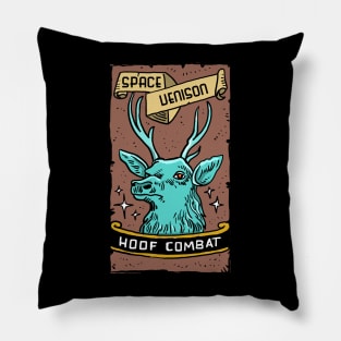 space venison hoof combat Pillow