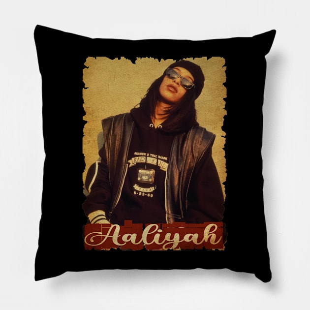 Aaliyah Vintage Pillow by Teling Balak