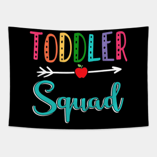 Toddler Squad Teacher Back To School Tapestry