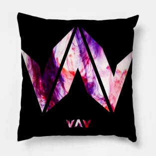 VAV Logo Abstract Pillow